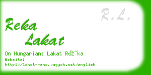 reka lakat business card